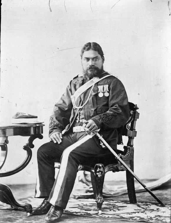 Te Morehu Maipapa (also known as Major Te Wheoro), Ngai Naho Chief and Member of Parliament for Western Maori, 1879-1884