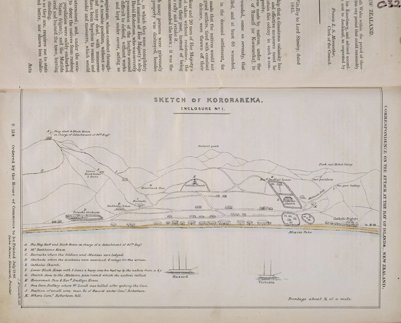 Sketch of Kororeareka