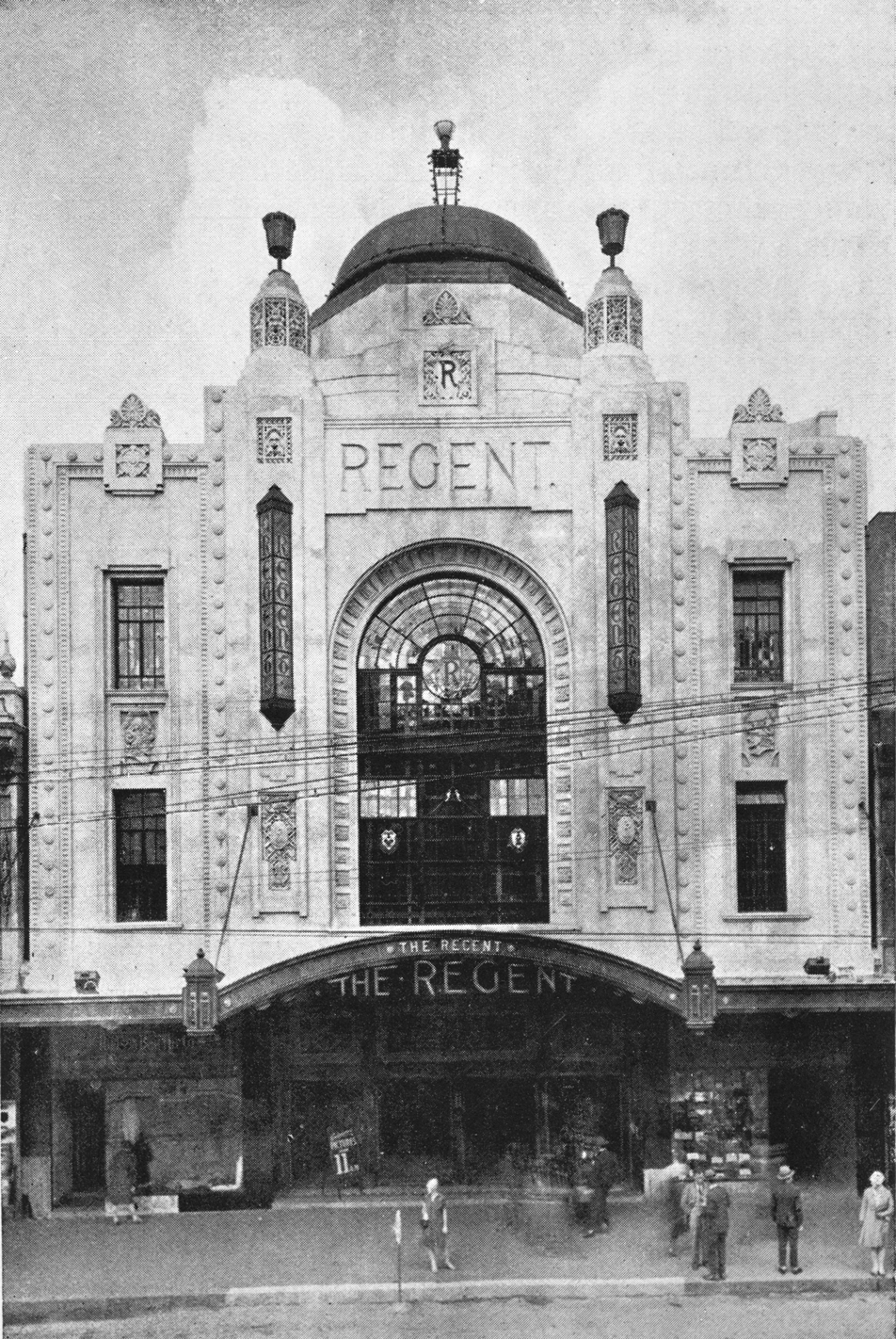Showing the Regent Theatre, Queen Street....