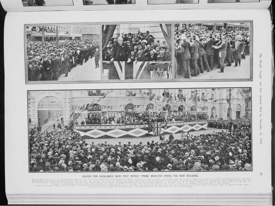 Opening of the Central Post Office, Auckland