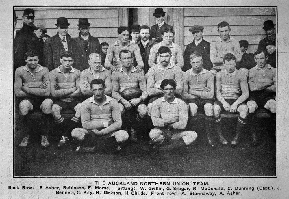 Showing the 1911 Auckland Northern Union...