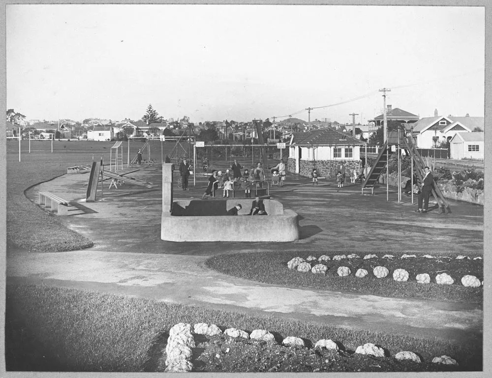 Children's playground at Potters Park