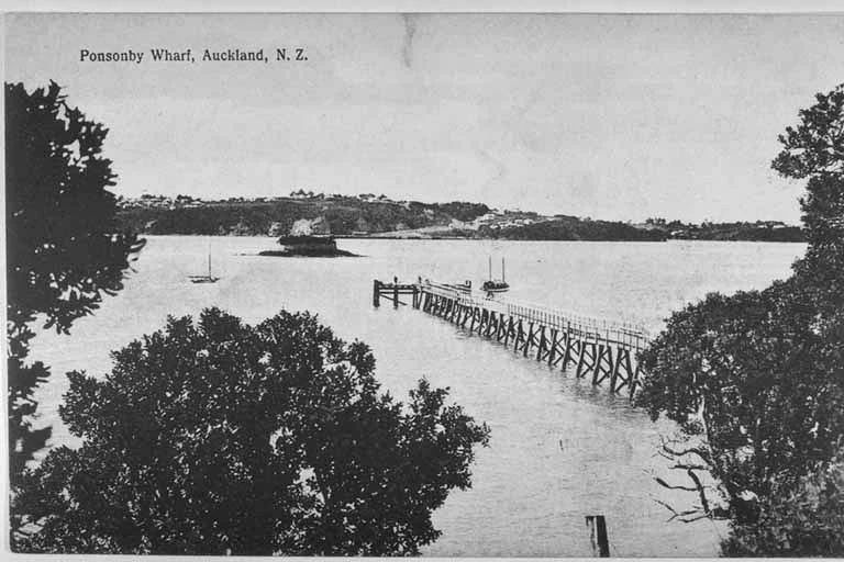 Ponsonby Wharf, Auckland, N.Z.
