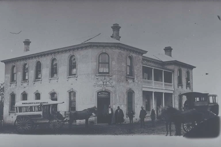 Showing the Avondale Hotel, Great North Road, proprietor....