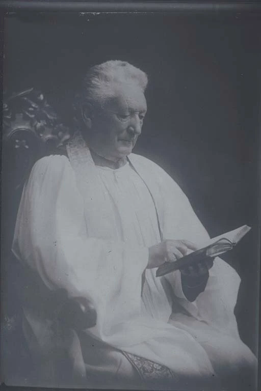 3/4 portrait of Reverend Dr T O'Callaghan (seated).....