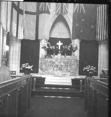 A stereo view of the interior of St Matthews, Auckland City....