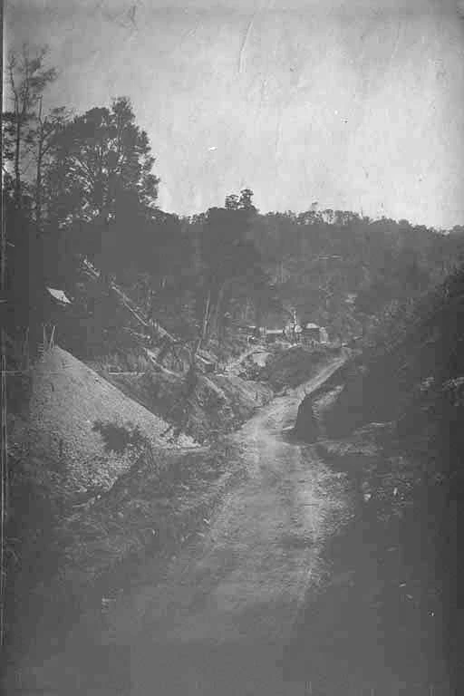 Showing the Victoria Battery, Moanataiari Creek, Thames....