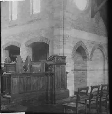 Showing interior stereoscopic view of Holy Trinity Church,....