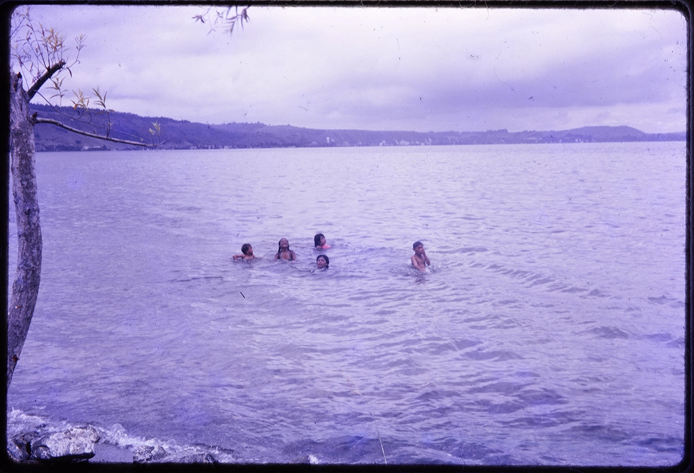 Swimming in Lake Rotoiti