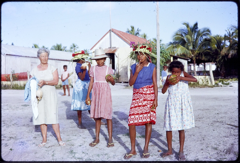 Girls at Ouvea, New Caledonia