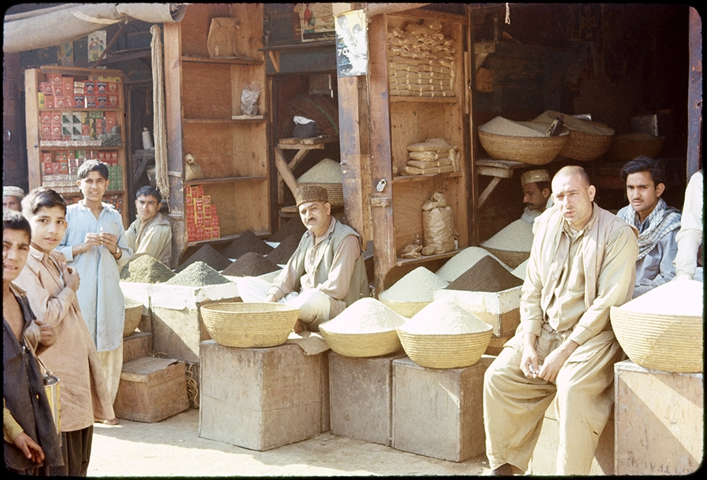Spice market in Peshawar