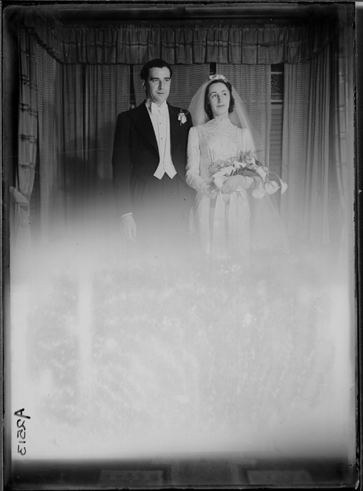Mr and Mrs Shorter wedding portrait