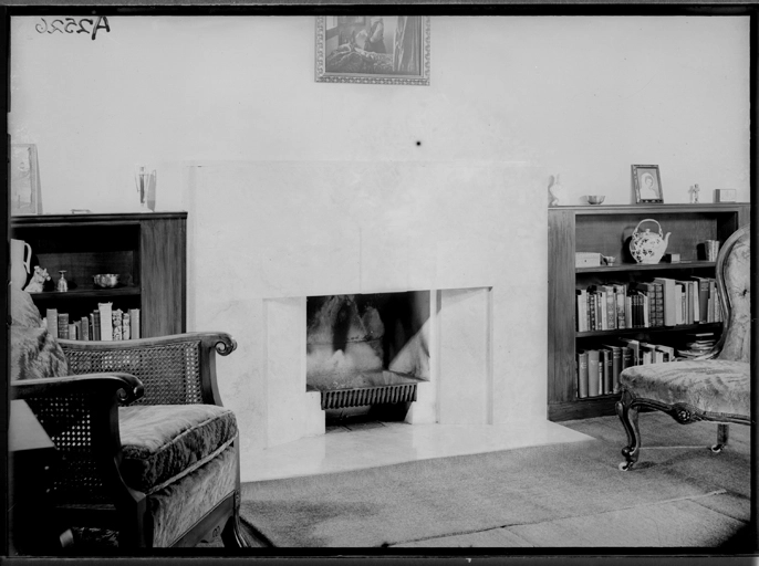 Showing a living room, for Home and Building magazine 1940