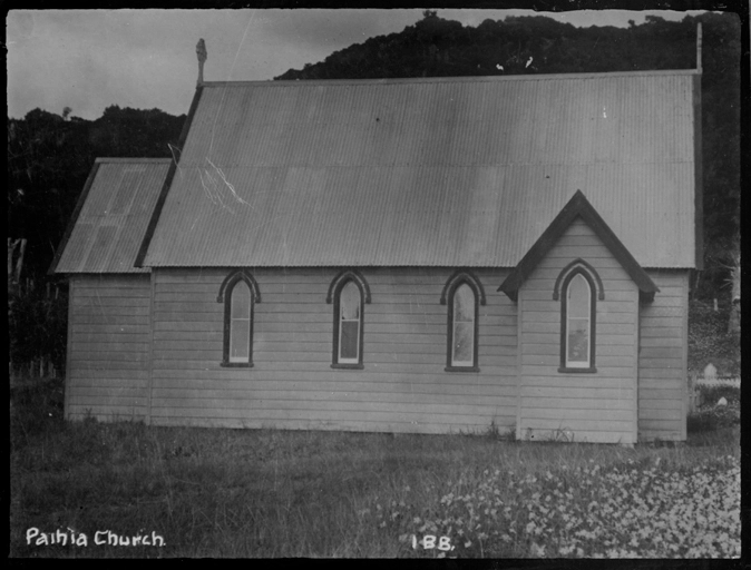 Exterior of Paihia Church, built in 1874 as a monument to Archdeacon Williams