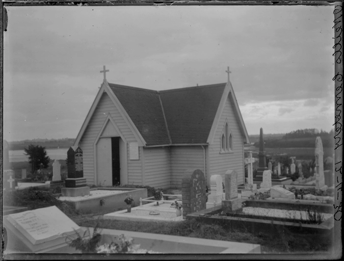 Church and cemetery at O'Neills Point