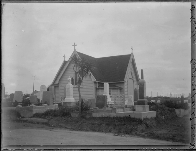 Church and cemetery at O'Neills Point