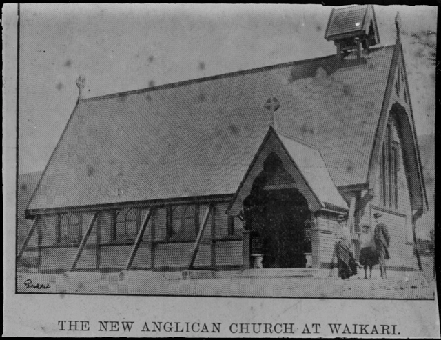 The new Anglican Church at Waikari