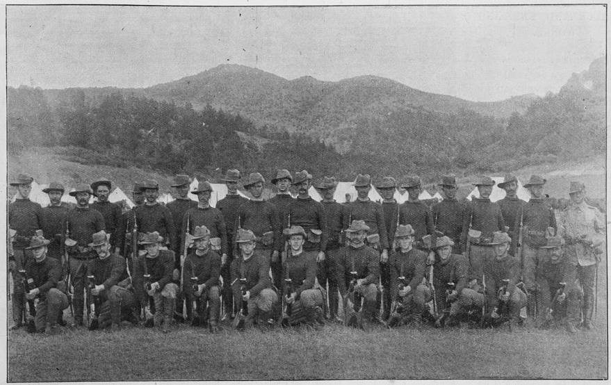 Auckland section of the second New Zealand contingent to the Boer War