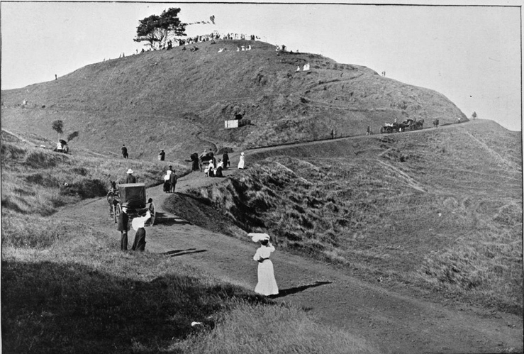 To the Summit of Maungakiekie (One Tree Hill)