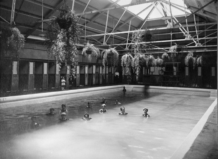 Swimmers at the Tepid Baths