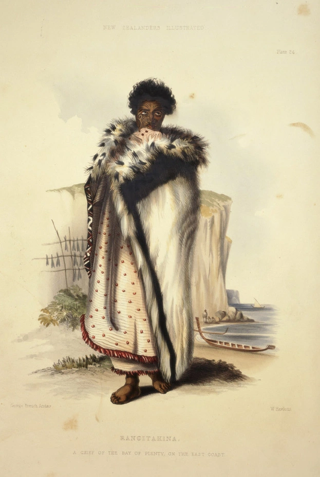 Rangitakina. A chief of the Bay of Plenty on the East Coast