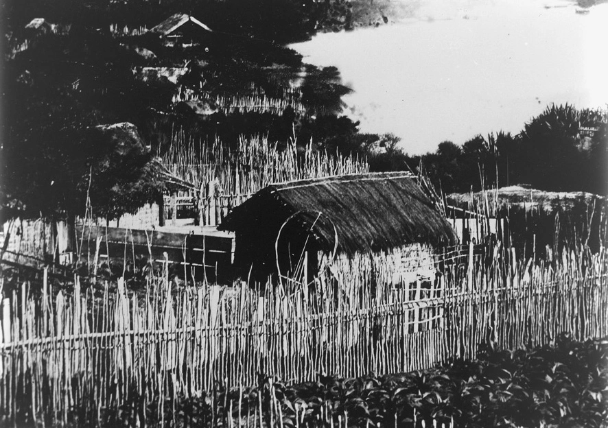 Whare at Ohinemutu...1868