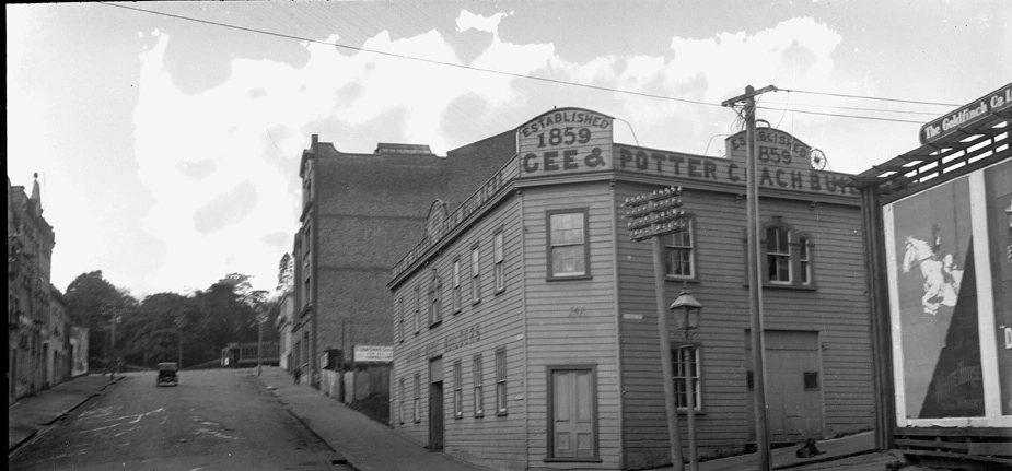 Looking east along Rutland Street, 1925