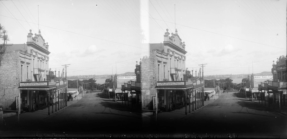 Looking south from Kerr Street along Victoria Road...1923