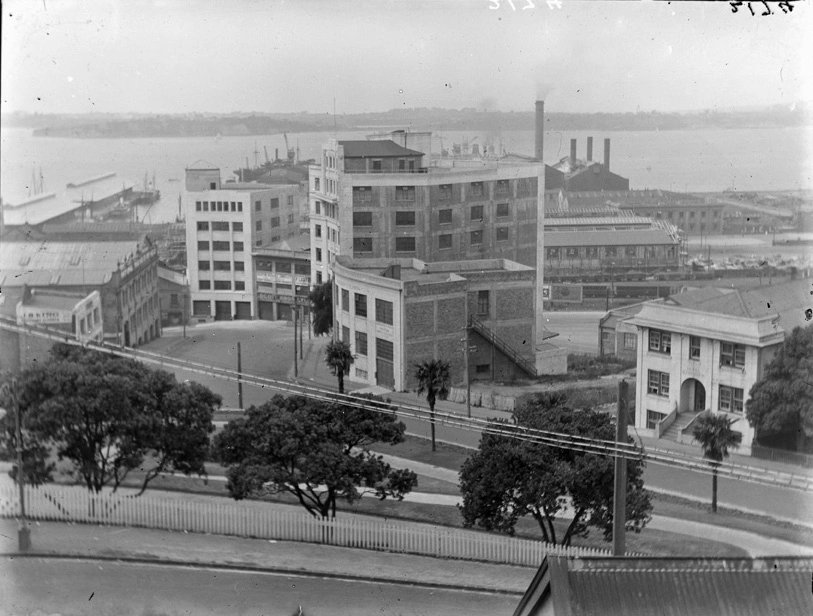 Looking north showing Emily Place...1928