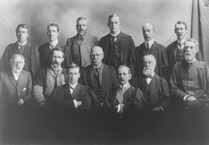 Thirteen staff members from Auckland Grammar school 1903