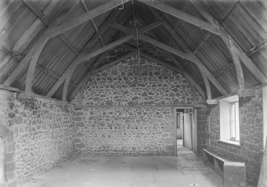Interior view of Melanesian Mission house, Mission Bay, 1927