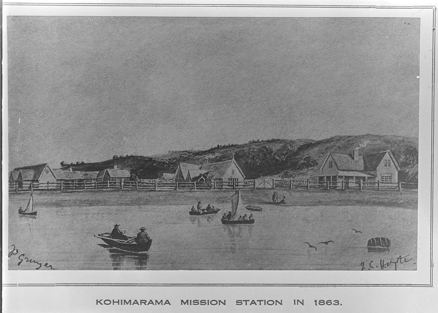 Drawing of the Melanesian Mission House, Mission Bay