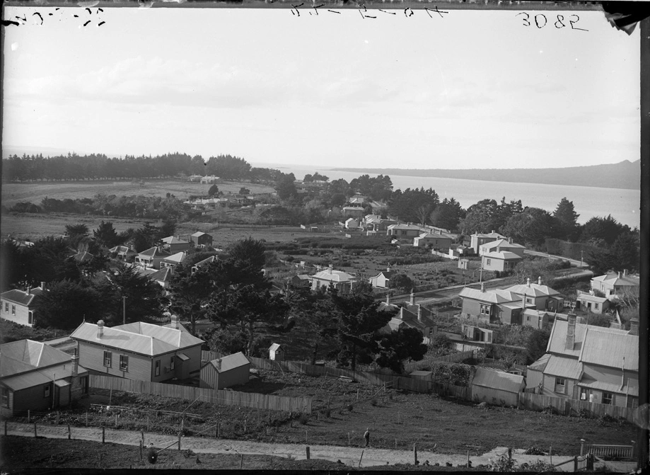 Looking north from Mount Cambria towards Narrow Neck...1904