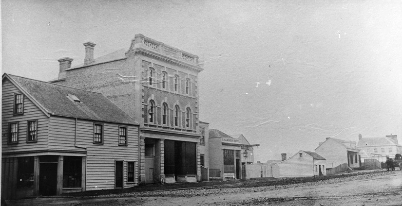 East side of Albert St, 1860s?