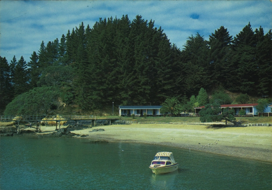 Aerial view Pakatoa Island