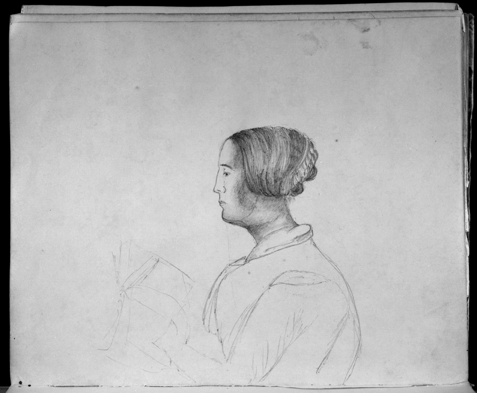 Mrs Eliza Hobson. Untitled sketch