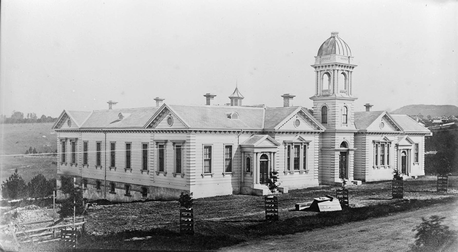 Auckland Grammar School, Symonds Street, 1880s