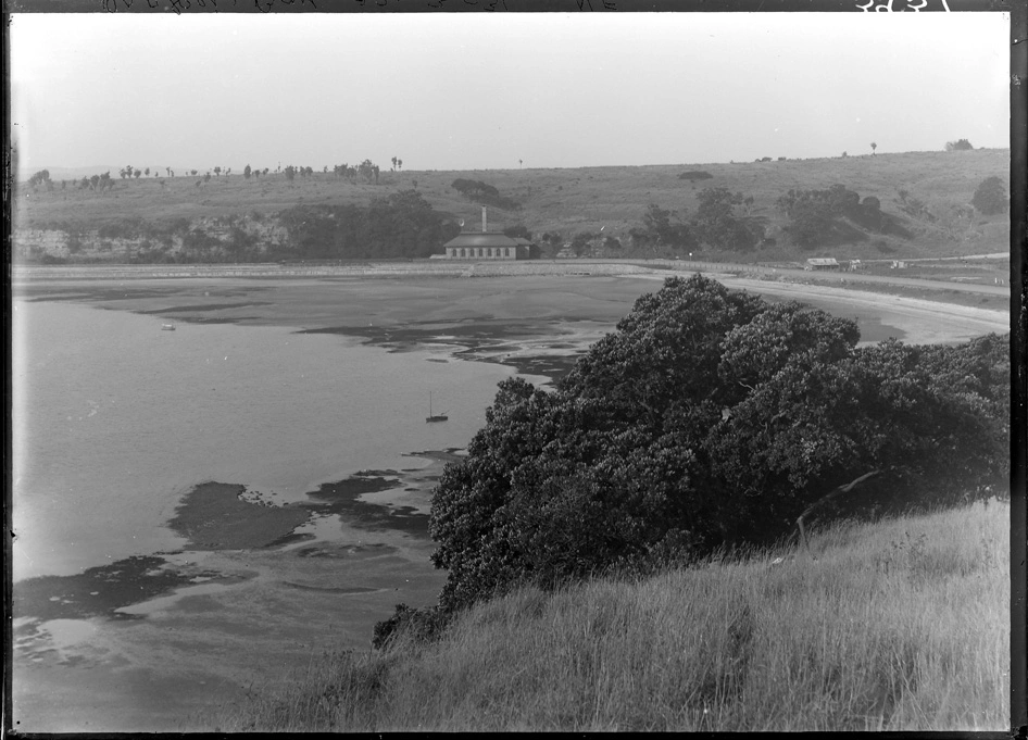 Panoramic view looking north east across Okahu Bay...1931