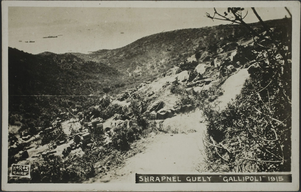 Shrapnel Gully 'Gallipoli' 1915