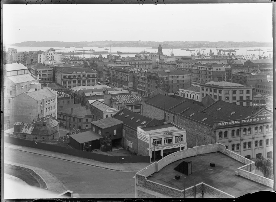 Looking north west by west over Auckland from Emily Place...1931