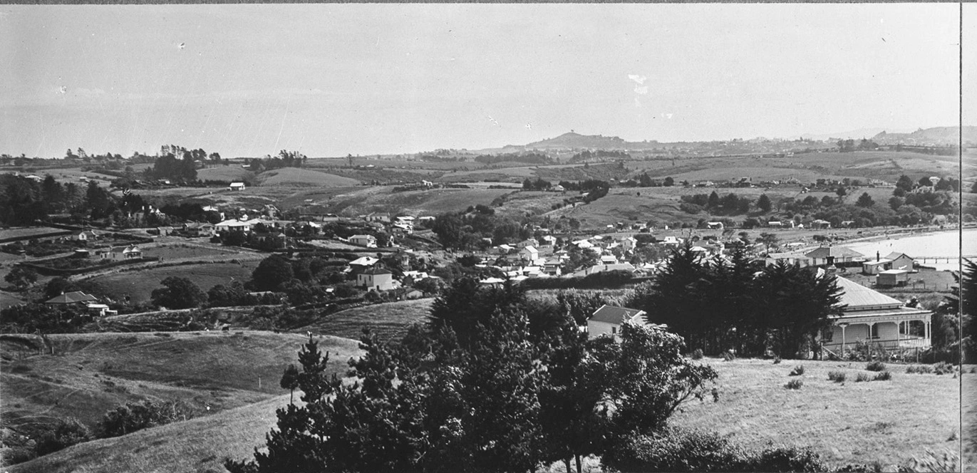 Looking south west from vicinity of Achilles Point, St Heliers...1920