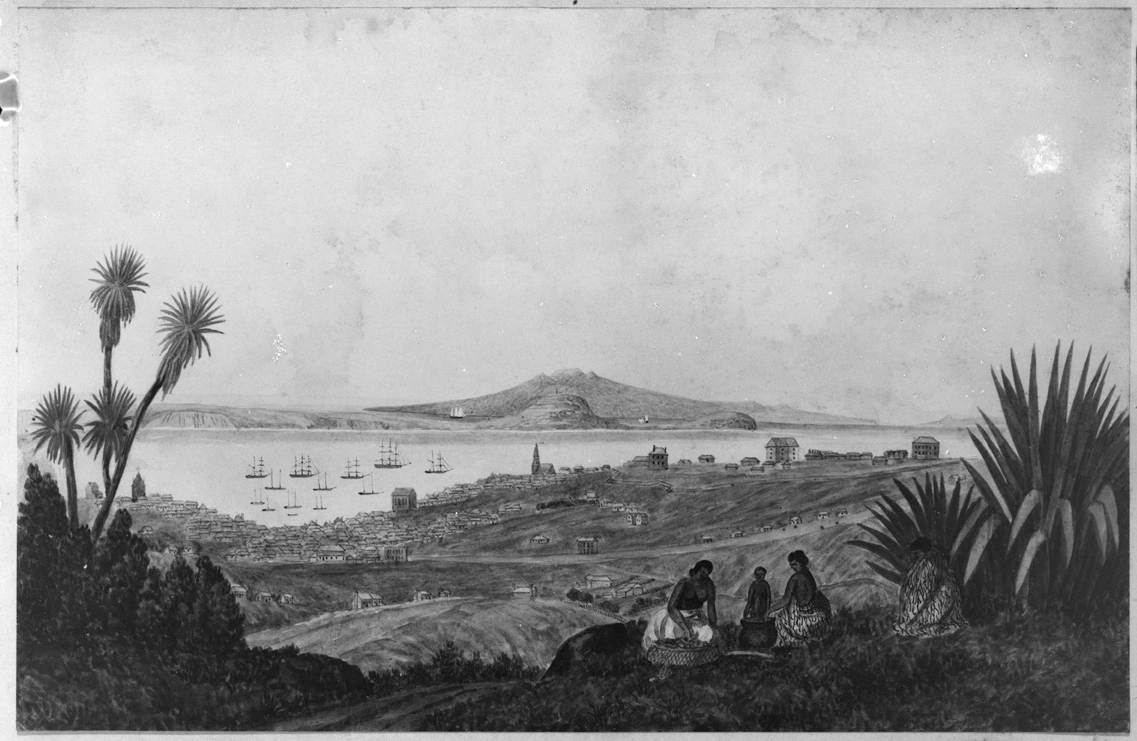 A painting looking north over Auckland city...1840