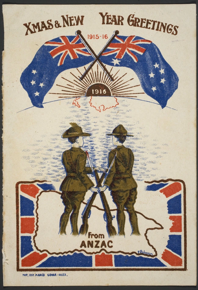 ANZAC Christmas card from Turkey