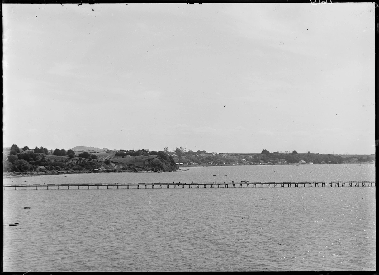 Looking west from Achilles Point across St Heliers Bay...1920