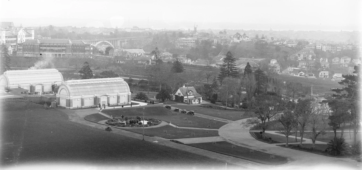 looking north west from the roof of the Auckland Museum...1931