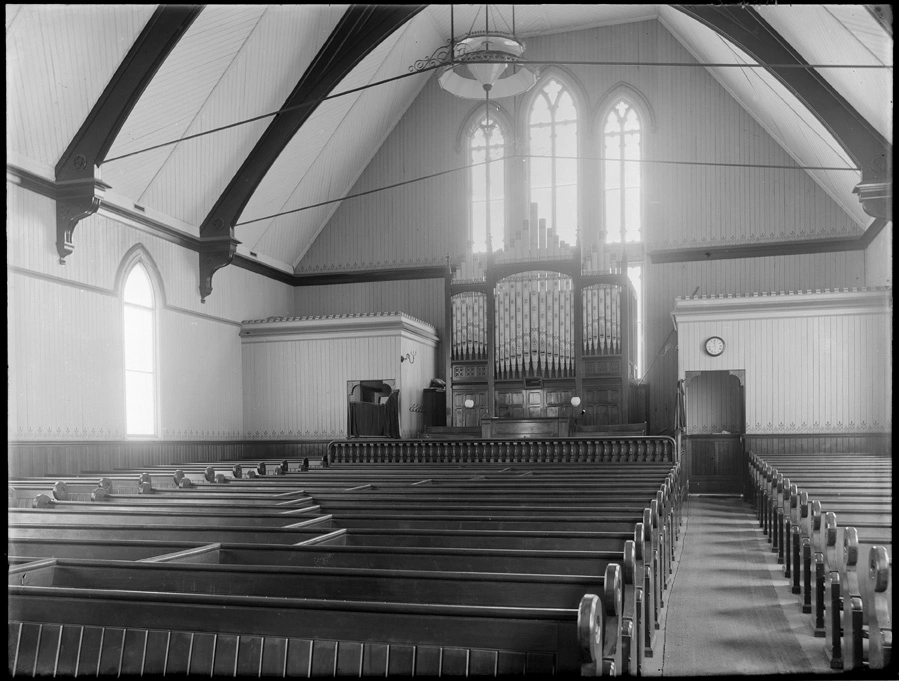 Interior of Methodist Collegiate Church, Carlton Gore Road...1900