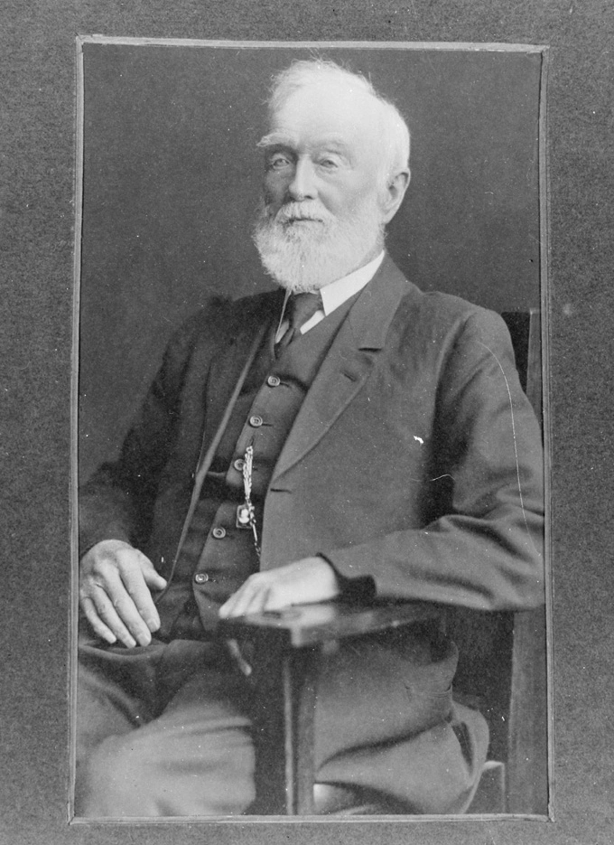 Unknown man with beard and moustache
