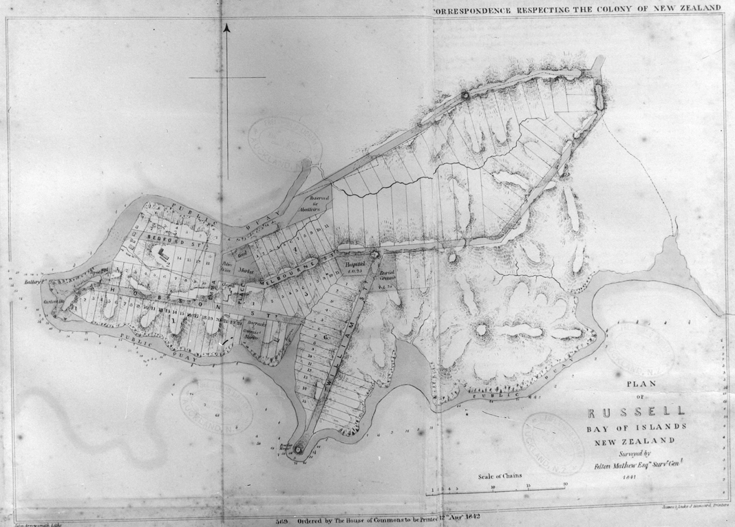 A map of Russell, as surveyed by Felton...