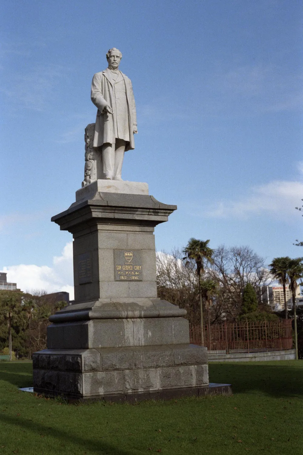 Sir George Grey statue in Albert Park, Auckland