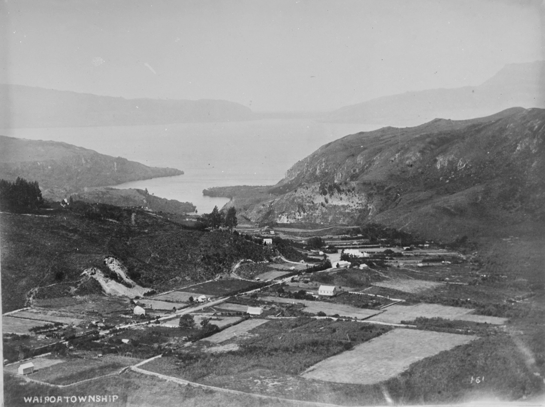 Showing Te Wairoa before the eruption of Mount Tarawera in 1886